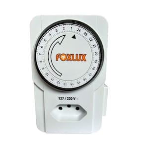 Timer Temporizador Programavel Analogico Bivolt Foxlux 1601