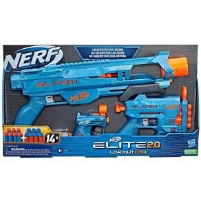 Lançador Nerf Elite 2.0 Tetrad Qs-4, Lança 4 Dardos ao Mesmo Tempo - F