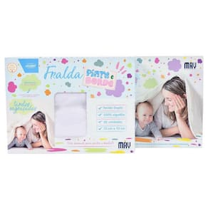 Fralda Pinte e Borde 70X70cm Cx C/5 Un