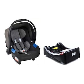 Bebê Conforto Touring Mesclado Preto Com Base Burigotto
