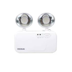 Luminária de Emergencia Leds 3.000 Lumens Bloco Autonomo - Mocelin - 2 Farois