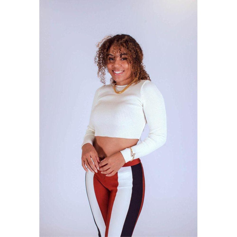 Cropped Mangas Longas Bia