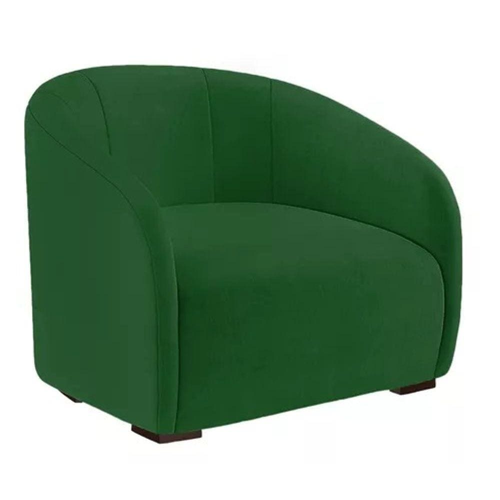 Poltrona Decorativa Julia - Verde - Renascer Decor