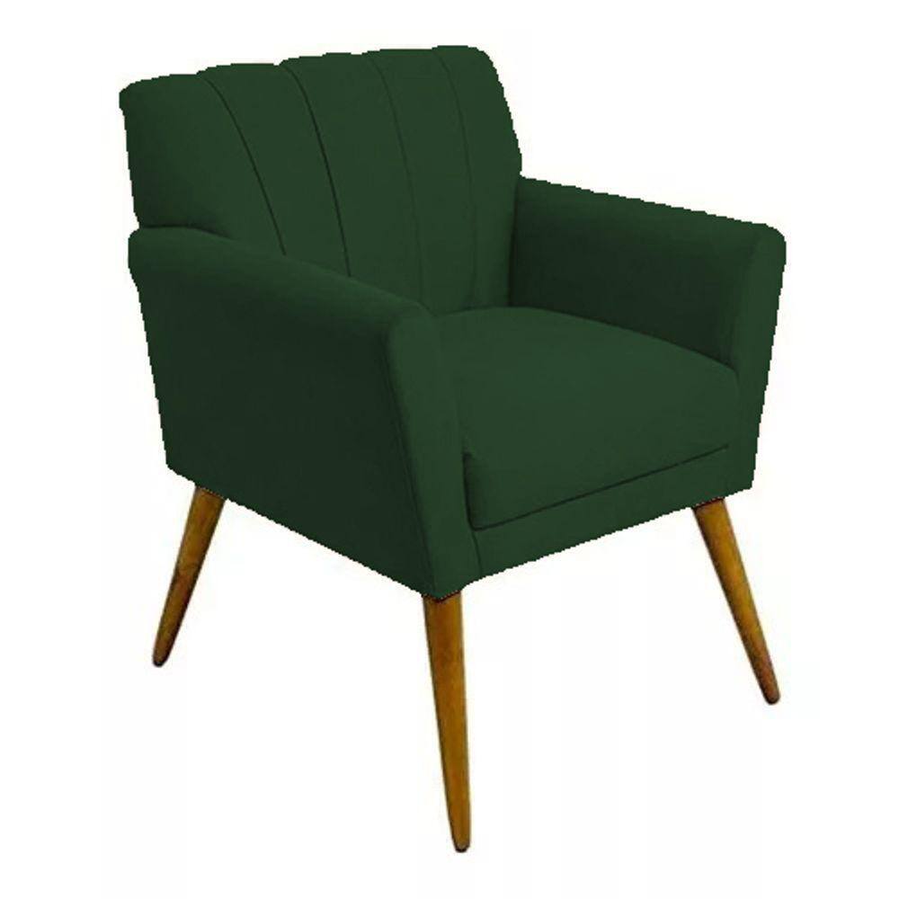 Poltrona Decorativa Cecília - Verde - Renascer Decor