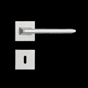 Fechadura Inox Quadrada 502-90 Banheiro Cromo Premium Sara Pado