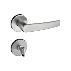 Fechadura Concept Roseta 401 Banheiro Cromo Acetinado Pado