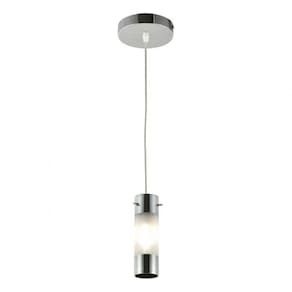 Pendente Elegance 1/2 Cromo 01 LUZ Lâmpada G9 Não Inclusa 12x100cm