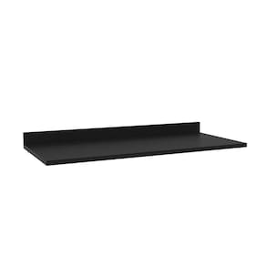 Tampo para Balcão de Cozinha 120cm Menu Kitchen Politorno Preto