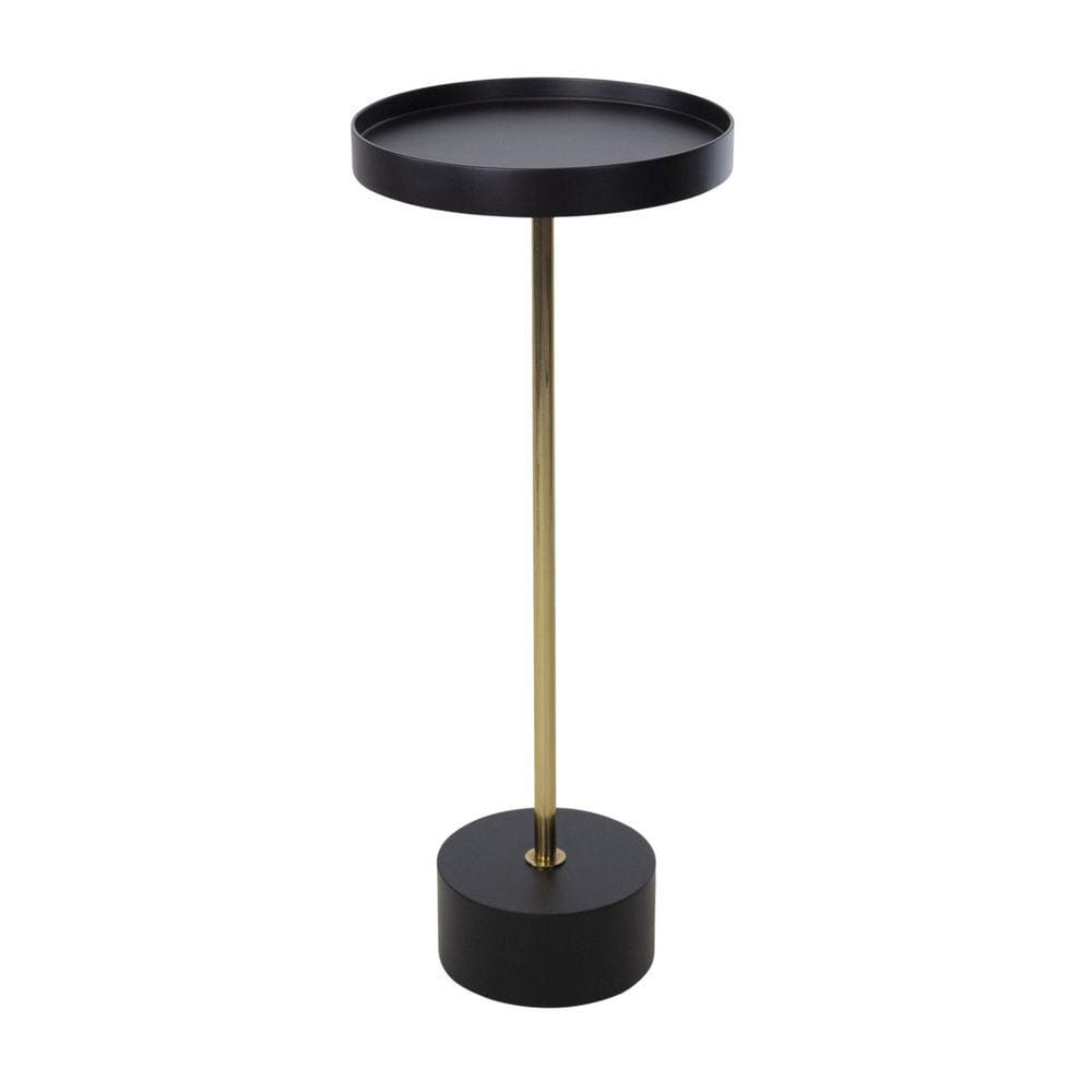 Mesa Lateral Valentin Baixa Essentials Preto
