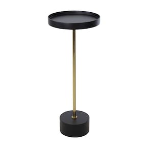 Mesa Lateral Valentin Baixa Essentials Preto