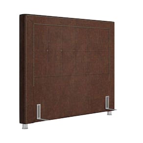 Cabeceira Cama Box Casal Queen 160Cm Paolla Sintético Camel