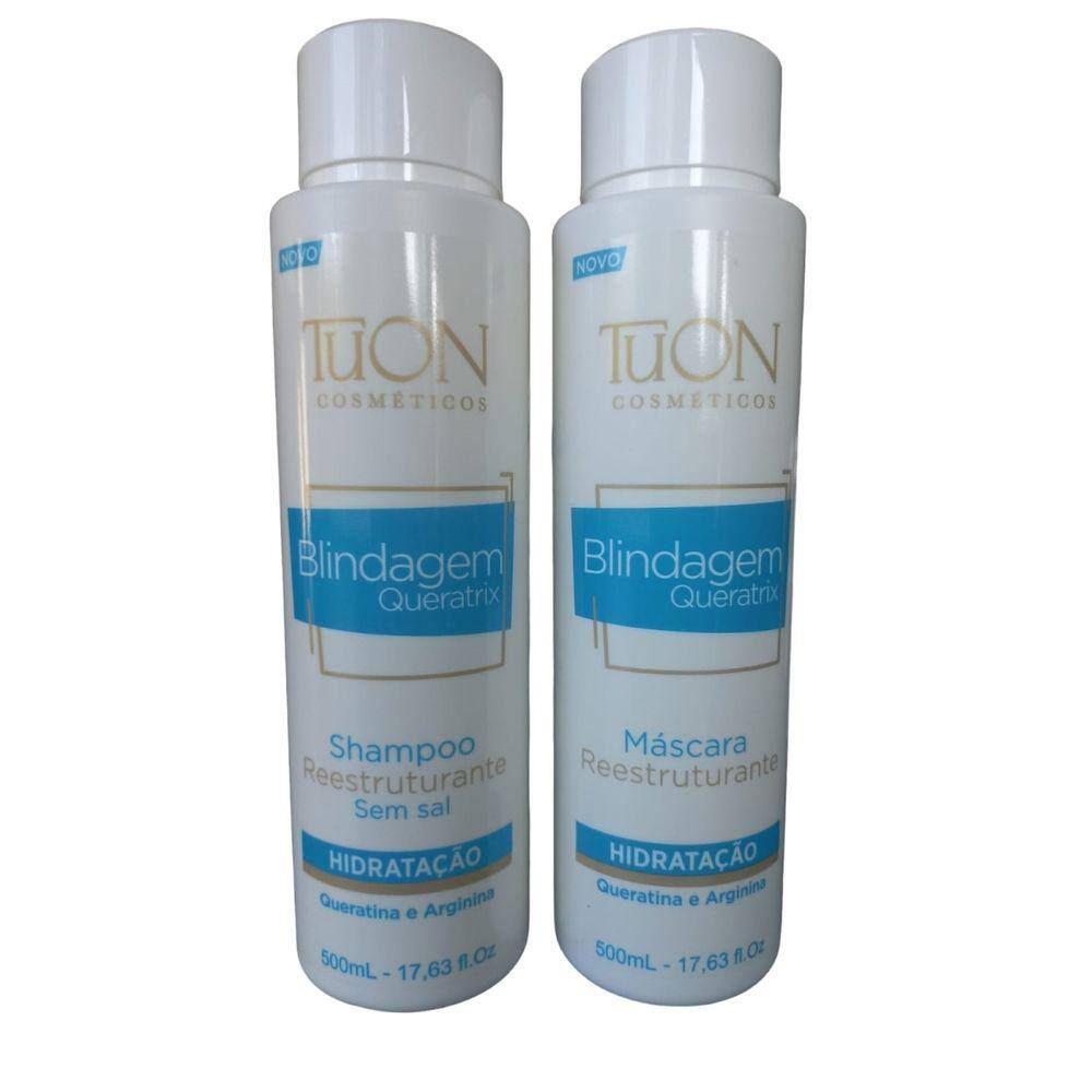 Kit Blindagem Queratrix Shampoo E Máscara - Tuon