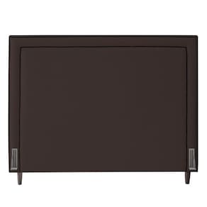 Cabeceira Cama Box Casal Maísa 140Cm Com Frame Marrom
