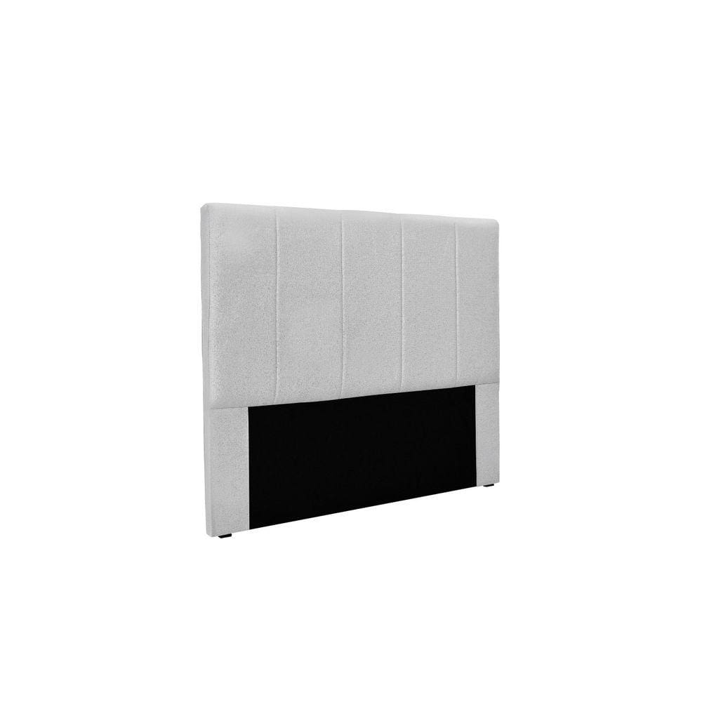 Cabeceira Casal 140cm Linho Rústico Ravenna Spezzia Decor Grigio