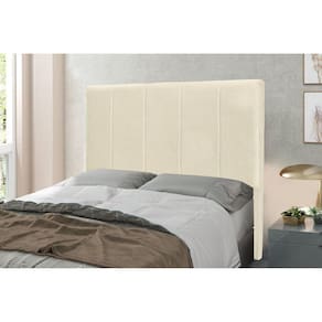 Cabeceira Casal 140cm Linho Rústico Ravenna Spezzia Decor Pérola