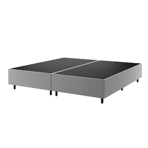 Base Box King Zeus Viero 25x193x203cm Prata