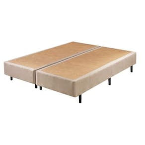 Somiê ECO Paglia Liso Queen 158x198x40cm Ecoflex Bege