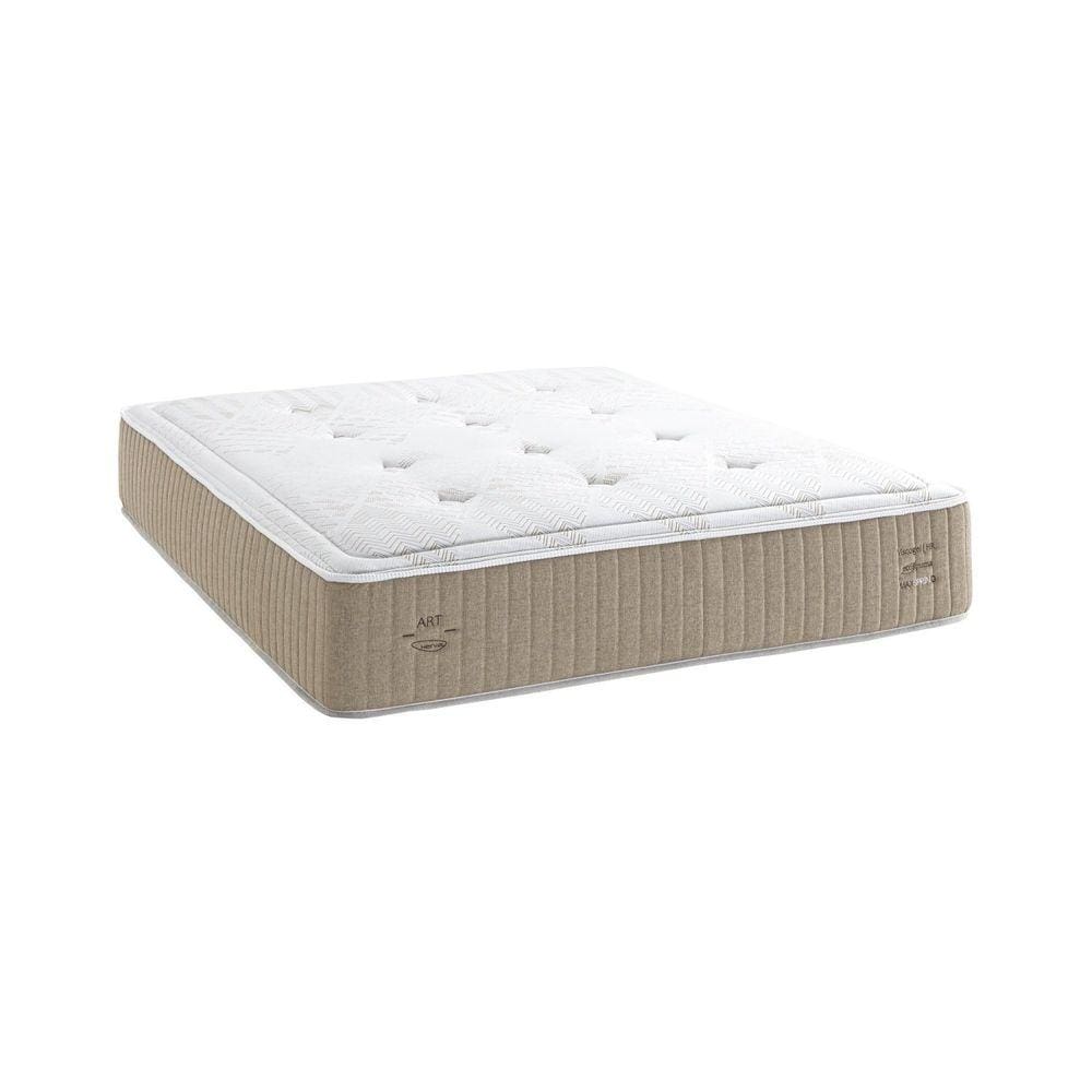 Colchão Queen Molas Maxspring 158x198x32cm One Side Pillow Munique Herval Bege/Branco
