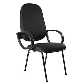 Cadeira Presidente Base Palito com Braço Corsa Metal Wood Design Preto