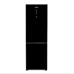 Geladeira Panasonic A+++ Inverse Frost Free 397L Black Glass NR-BB41GV1B