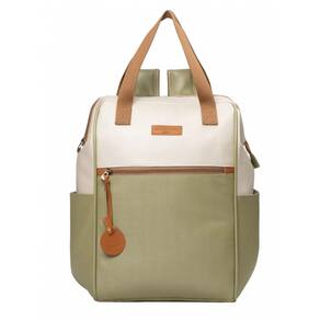 Mochila Grande Maternidade Pirulitando Baby Petit Verde