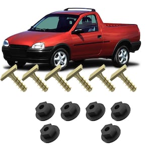 Kit Parafuso Porca Para Moldura Para-lama Dianteiro Corsa Pickup 96 97 98 99 2000 2001 2002 2003