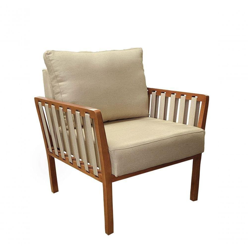 Poltrona Luxo Califórnia Bege Linho 1006