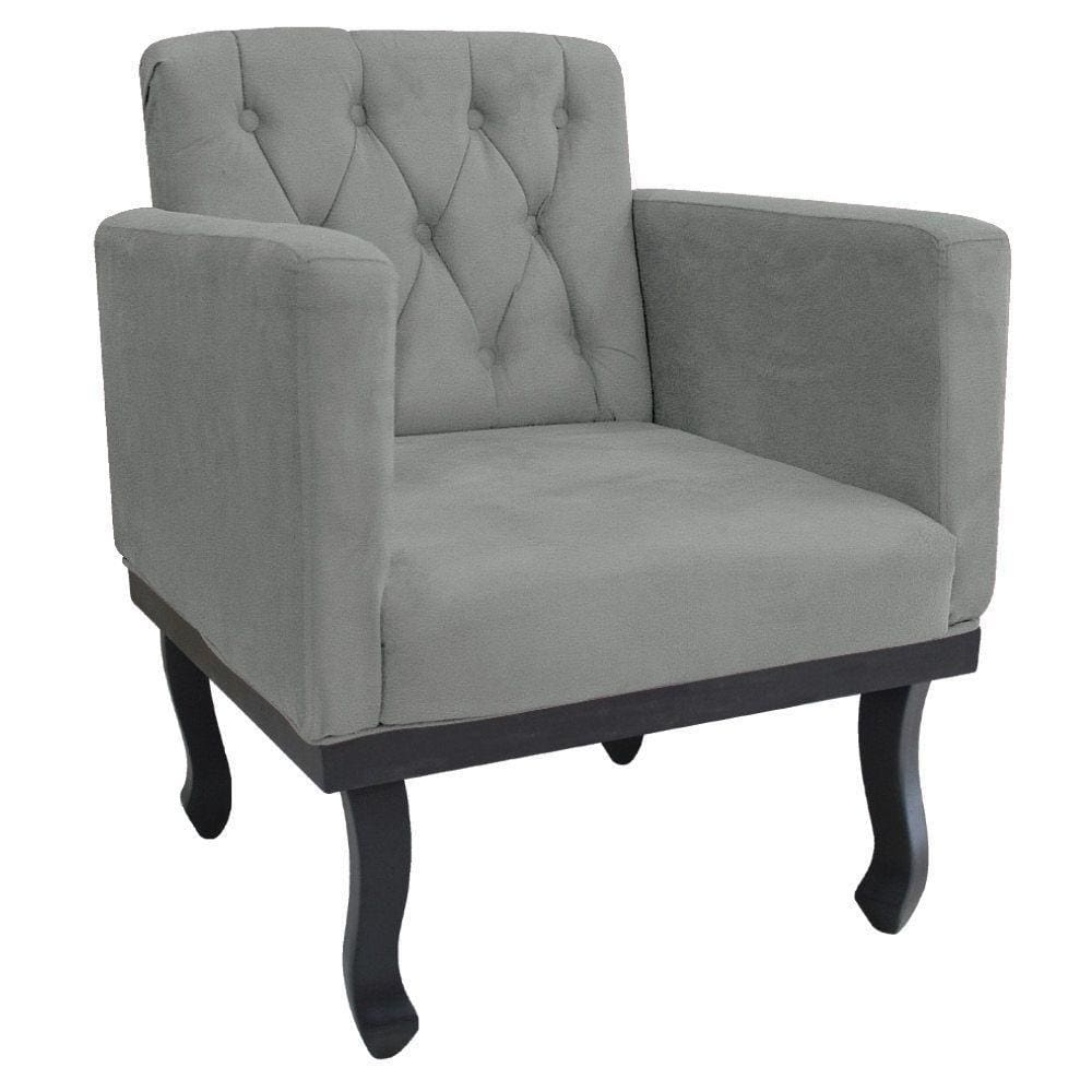 Poltrona Classic Corano Cinza