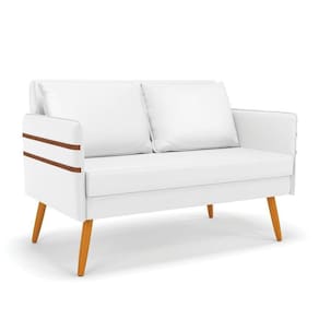 Namoradeira 02 Lugares Mari Corino Branco Castanho