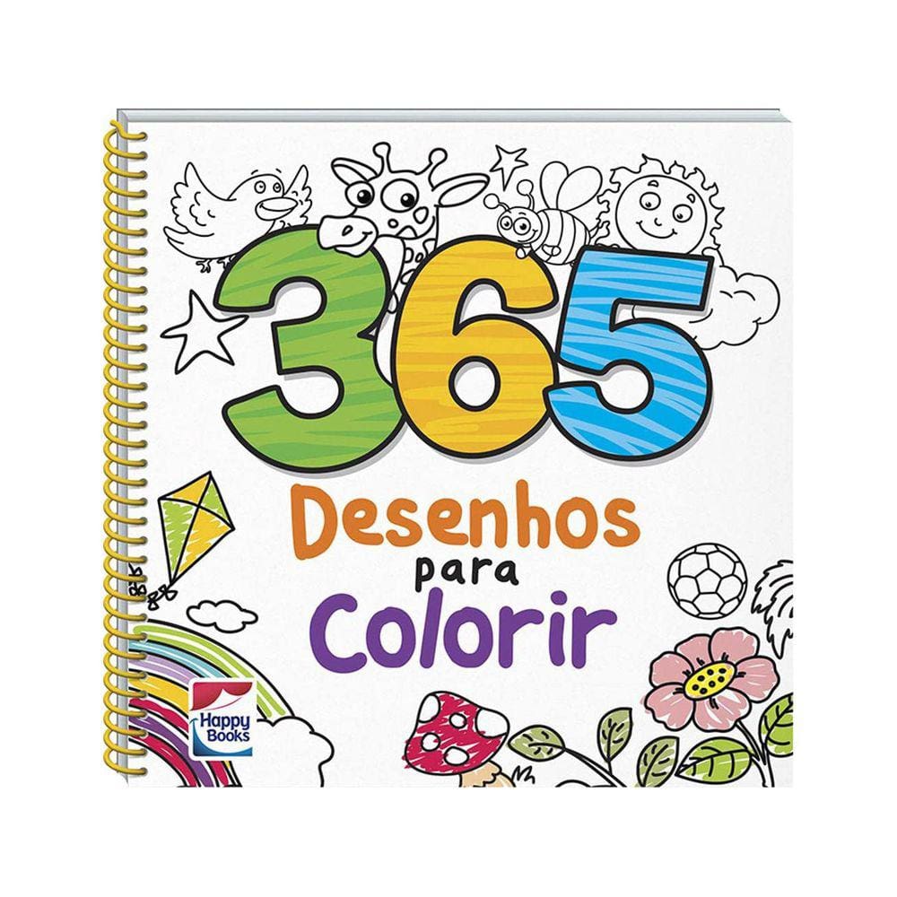 365 Desenhos Para Colorir - Espiral