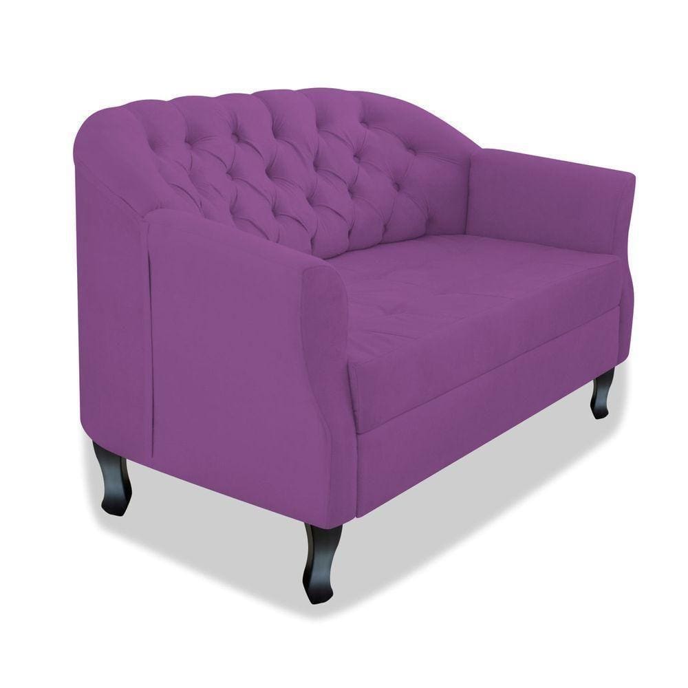 Namoradeira Julia A02 Suede - Adj Decor Cor Roxo