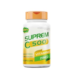Kit 3 Suprem C 500 Vit C 500Mg + Zinco 7Mg Unilife 60caps