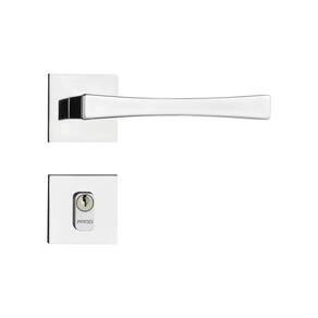 Fechadura em Zamac Roseta Quadrada 885-55 Externa Sara Pado