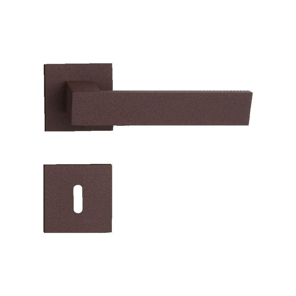 Fechadura em Zamac Beethoven ta Quadrada 55mm Corten Pado