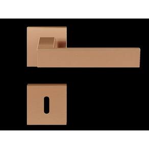 Fechadura em Zamac Beethoven ta Quadrada 55mm Cobre Escovado Pado