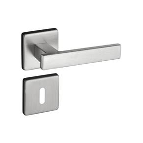 Fechadura 408 Roseta Quadrada Máquina 55 Cromo Acetinado Interna Pado
