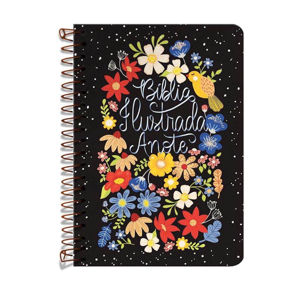 Bíblia Ilustrada Anote - Flores Para Você