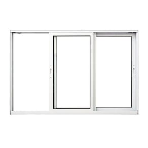 Janela de Alumínio Correr 120x200cm 3 Folhas Magnum Atlantica Branca