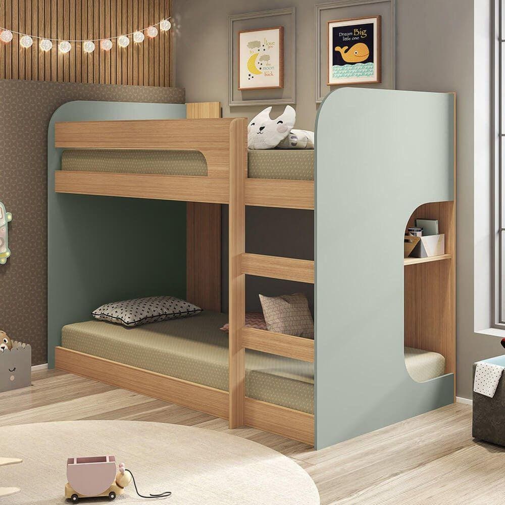 Beliche Montessoriano Baby Teen`s Casatema Menta/Marrom