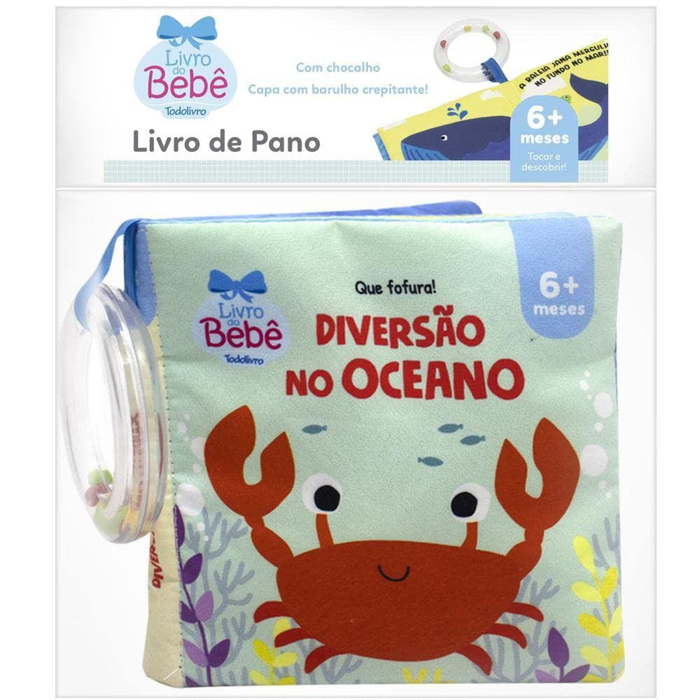 Livro De Pano - Diversão No Oceano