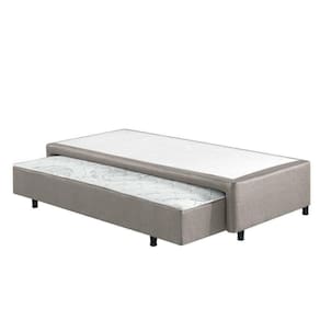 Sommier Solteiro com Cama Auxiliar Energy Prime 88x188x36cm Casatema Cinza