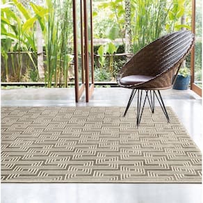 Tapete Chevron 100x150cm Tapetes São Carlos Prata Design