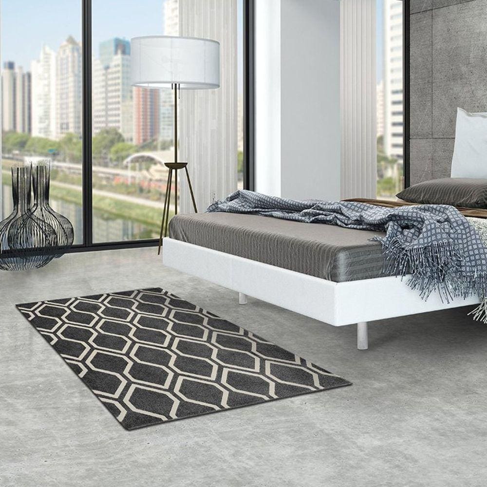 Tapete Classe A Tapetes São Carlos Gris