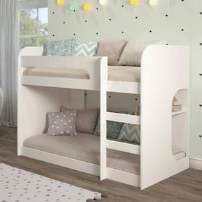 Beliche Infantil Montessoriano Fantasia com 1 Prateleira MDF Cimol Branco