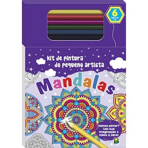 Kit De Pintura Do Pequeno Artista - Mandalas