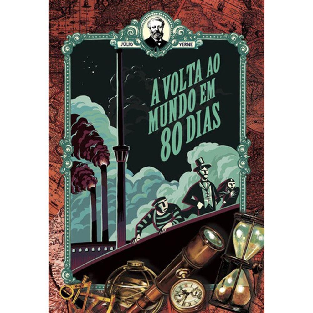 A Volta Ao Mundo Em 80 Dias - Capa Dura