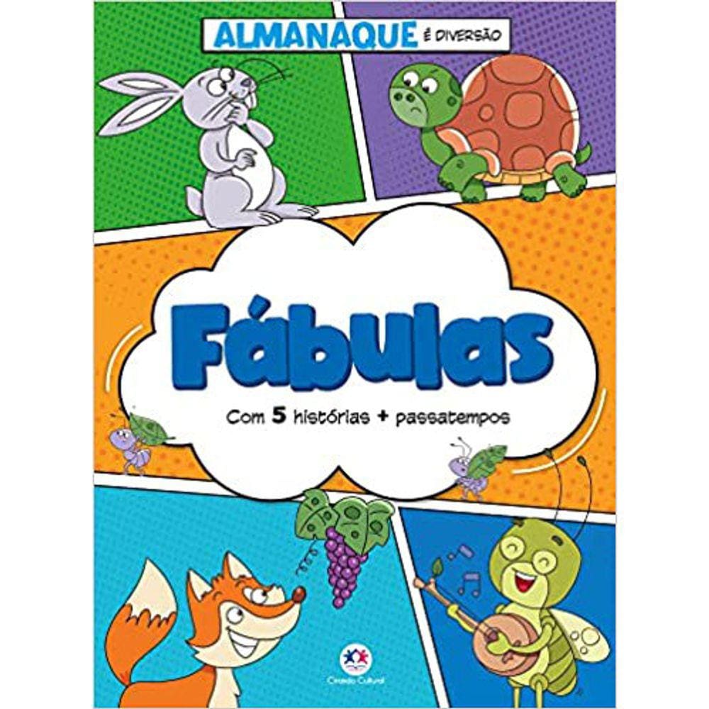 Almanaque É Diversão - Fábulas - Com 5 Histórias + Passatempos