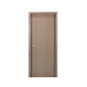 Kit Porta de Madeira Lisa 215x84cm com Batente de MDF Ultra 10cm Melamínica MGM Branco