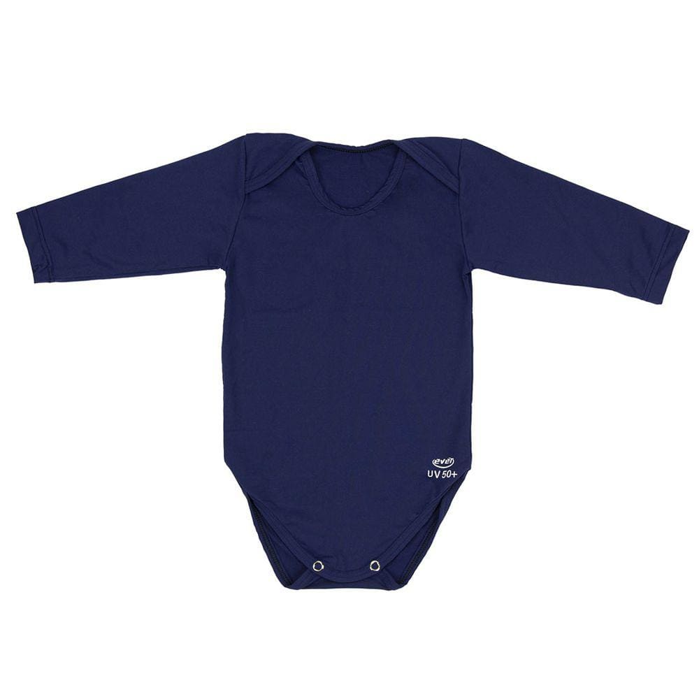 Body Praia Infantil Proteção UV Marinho Everly