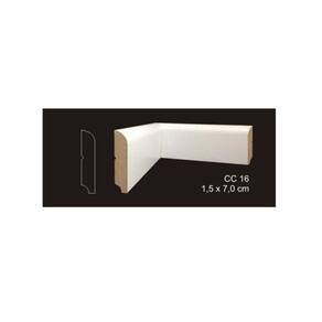Rodapé Cavimad Com Passa Fio 15 X 70 - Cc16 12 Barras